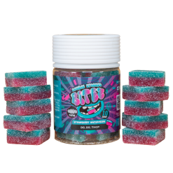 BITEZ Gummies 10,000MG Jarz - Delta-8 + Delta-9 + THCP - Strawberry Watermelon