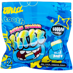 BITEZ - THCA + Delta-9 + THCP 2000MG Gummies - Blue Razz