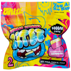 BITEZ - THCA + Delta-9 + THCP 2000MG Gummies - Strawberry Lemonade