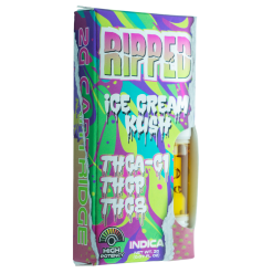 RIPPED - THCA-C1 Blend - 2G Cartridge - Ice Cream Kush - Indica
