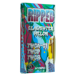 RIPPED - THCA-C1 Blend - 2G Cartridge - Slaughter Melon - Hybrid